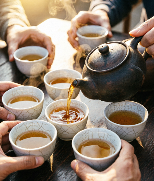 老茶客进门为什么不说